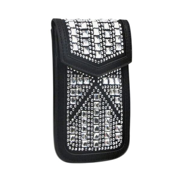 2Chique Boutique Women’s Rhinestone Bling Cell Phone Case and Crossbody - Picture 2 of 6